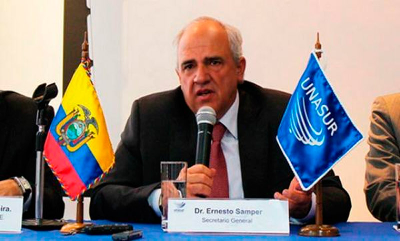 Firman acuerdo para prorrogar hasta enero el mandato de Samper sin reelección