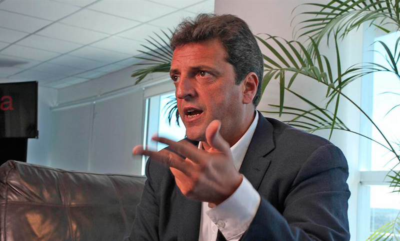 «Con los peronistas vamos a dialogar», aseguró Massa