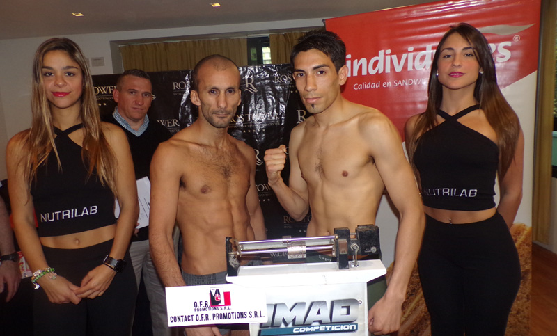 Boxeo: Aristule y Castillo, cumplieron en la balanza y van por el título