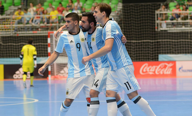 Futsal: Argentina goleó a Egipto y está entre los cuatro mejores del mundo