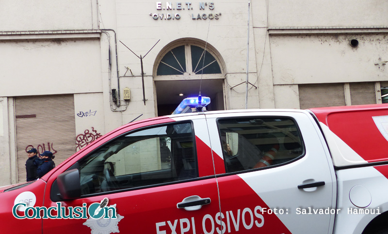 Una nueva amenaza de bomba falsa en una escuela céntrica