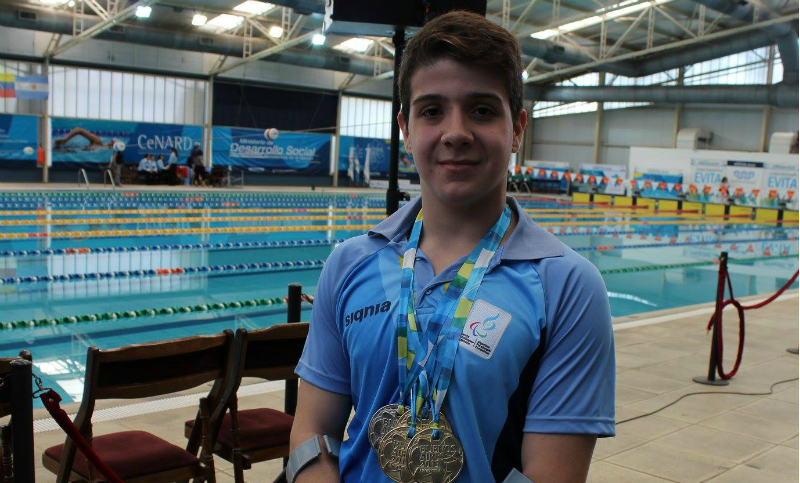 Natación: el rosarino Facundo Arregui, 5º en la final de 400 libre