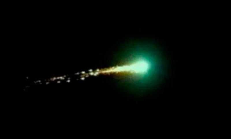 Observan luminosos meteoros en San Luis y Salta