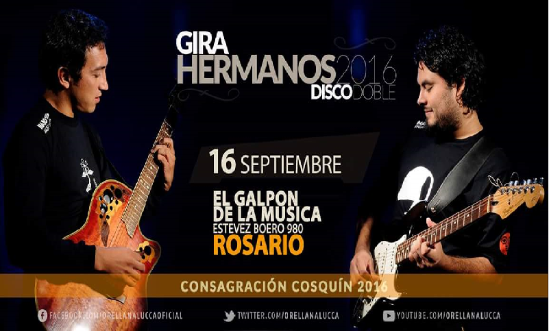 El dúo Orellana-Lucca presenta su nuevo trabajo en Rosario