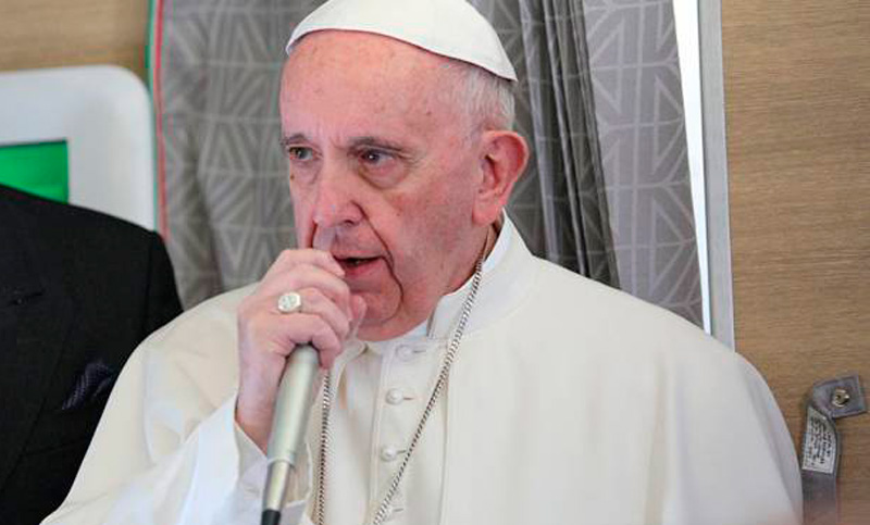 El Papa criticó a los que usan el nombre de Dios «para asustar y alimentar divisiones»