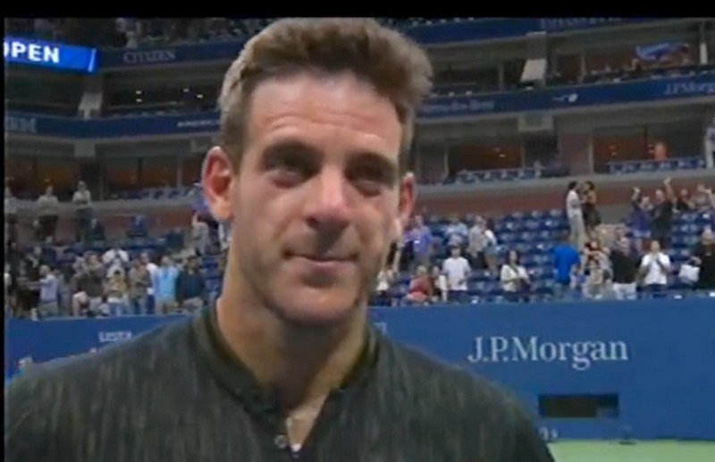 US Open: Del Potro le ganó a Johnson y pasó a tercera ronda