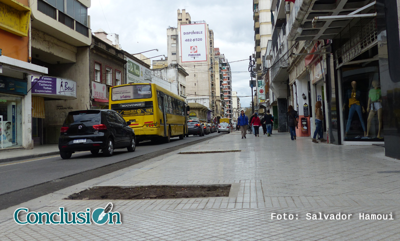 Avanza la «zona calma» en el microcentro