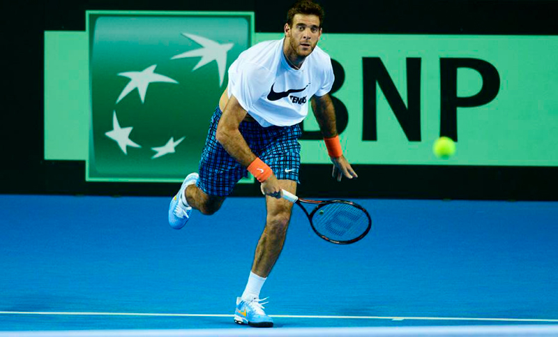 Juan Martín Del Potro: «Nos estamos adaptando muy bien a las canchas»