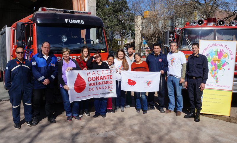 Se realizó una importante jornada de registro de donantes de médula ósea en Funes