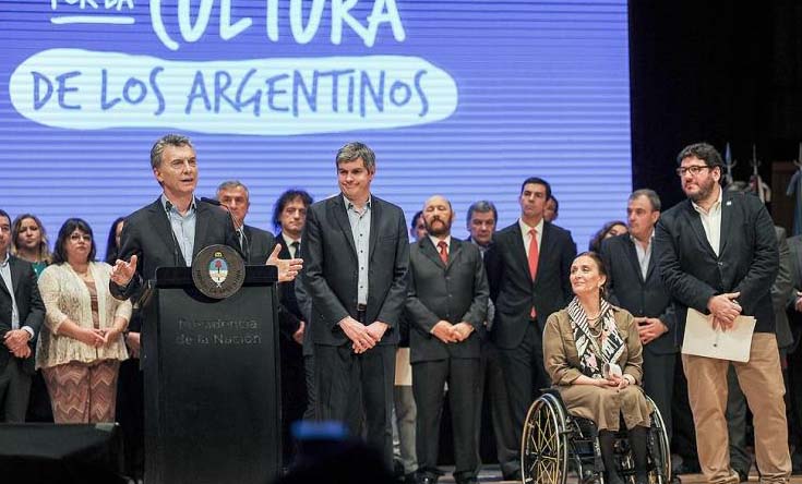El presidente destacó el rol de la cultura para «la Argentina federal que todos deseamos»