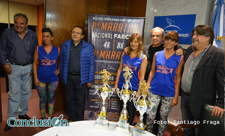 Gran expectativa en la presentación de la maratón de Empleados de Comercio y Faecys