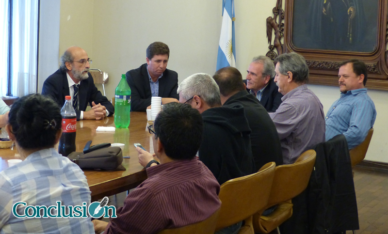 El Movimiento Sindical Rosarino se reunió con el presidente del PJ provincial