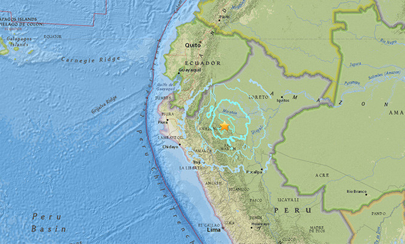 Perú: sismo de 6,1 sacudió el país sin provocar daños