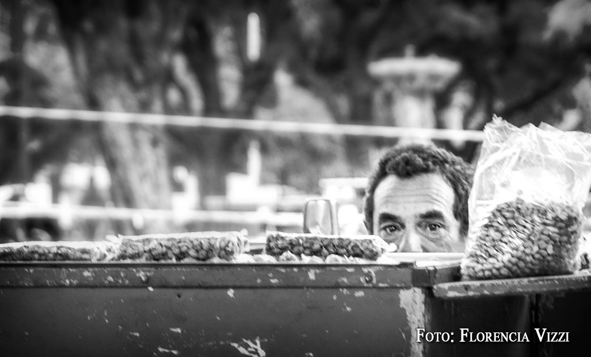 Ojos de praliné… vigilan la plaza y resisten al frío que se niega a irse…