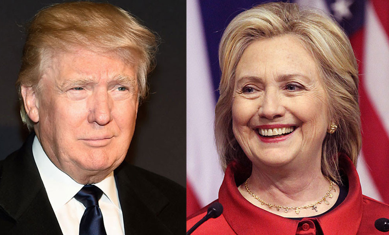 Donald Trump supera en las encuestas a Hillary Clinton