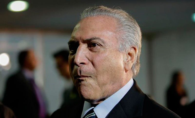 Temer: «Me siento muy cómodo con Macri»