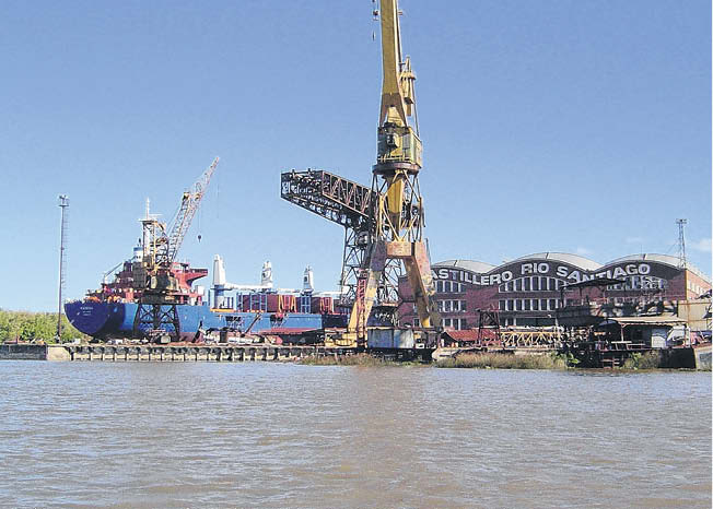 Trabajadores del Astillero Río Santiago reclaman la aprobación de la ley de Industria Naval