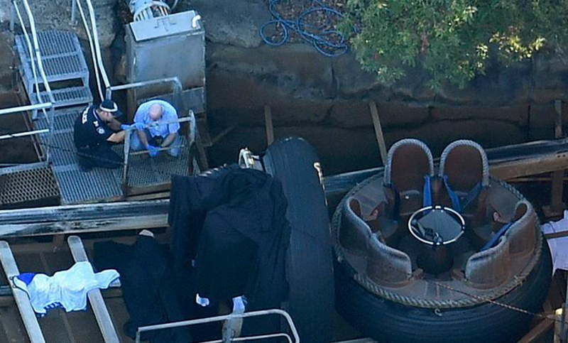Cuatro muertos en un accidente en un parque de atracciones en Australia