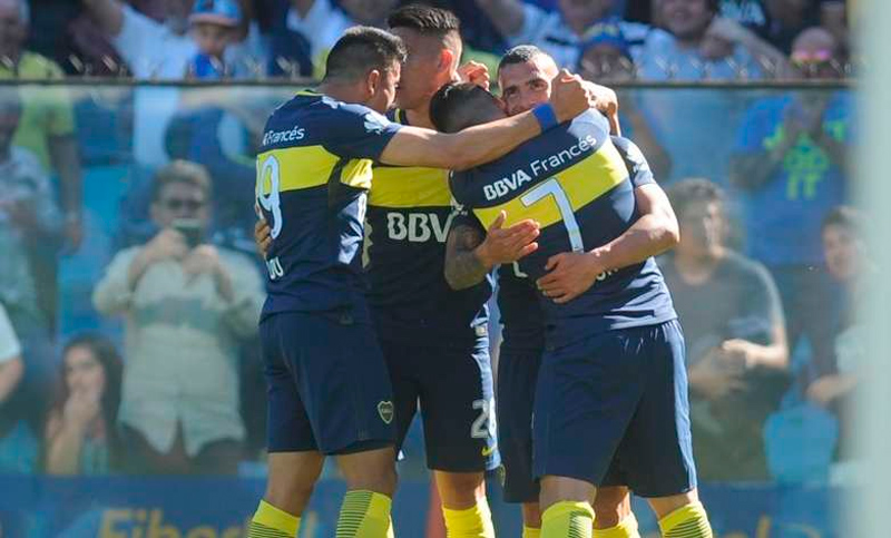 Boca se floreó en la goleada por 4-0 a Temperley en la Bombonera