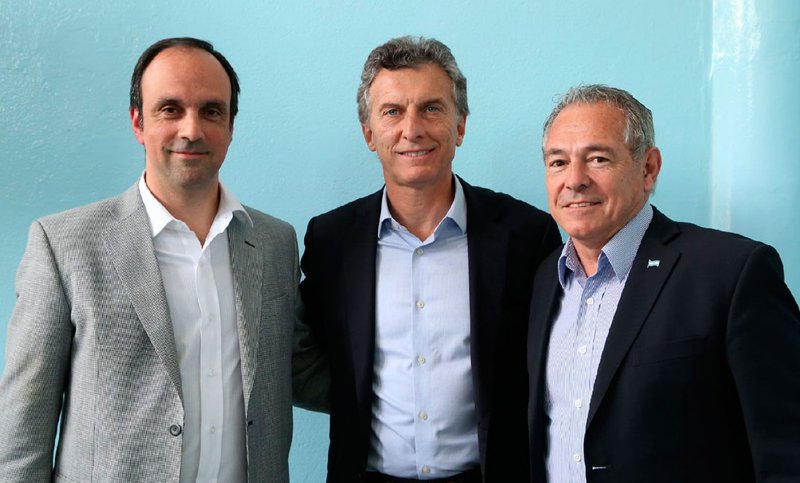 Macri homenajea a Irigoyen junto a la conducción de la UCR