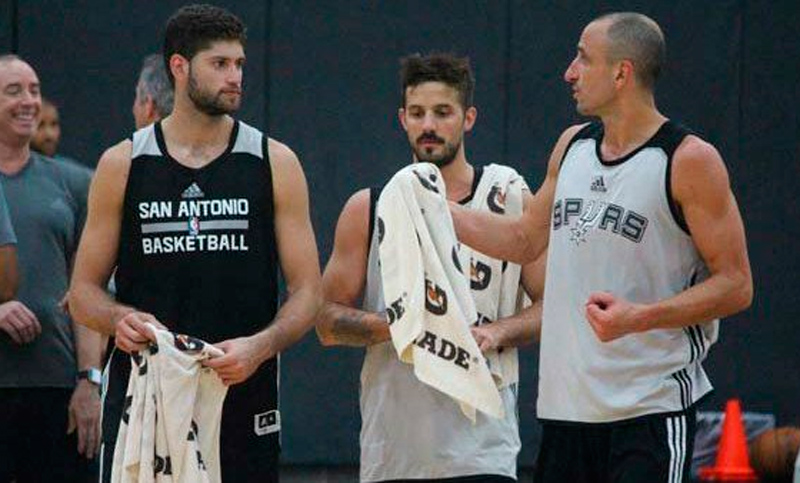 San Antonio Spurs ganó un amistoso con aporte de tres argentinos