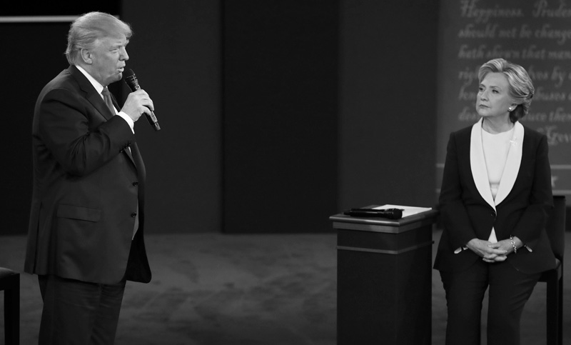 Trump y Clinton cruzaron ataques sobre escándalos sexuales en su segundo debate