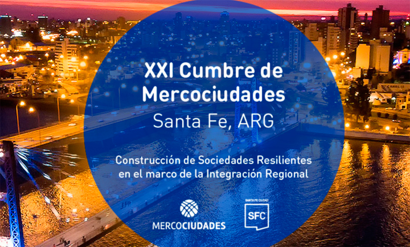 Santa Fe será sede de la Cumbre de Ciudades de Mercosur