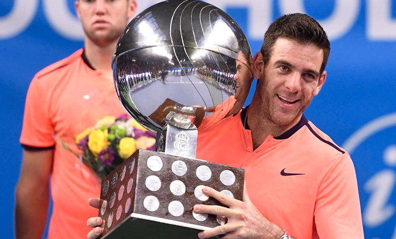 Del Potro aplastó a Sock y se quedó con el título en Estocolmo