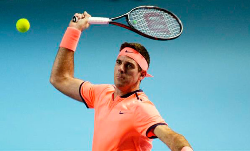 Del Potro le ganó a Goffin y sigue avanzando en el ATP de Basilea