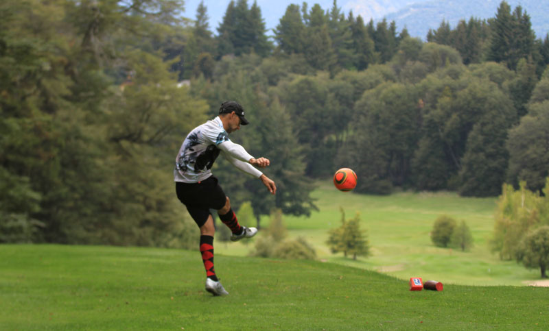 El Ratón Ayala se coronó campeón del primer Argentina Footgolf Open