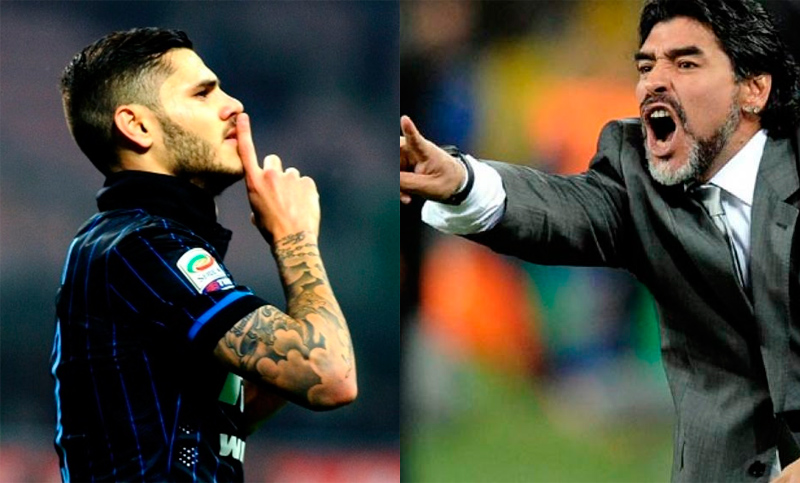Maradona contra Icardi: «De los traidores no hablo»
