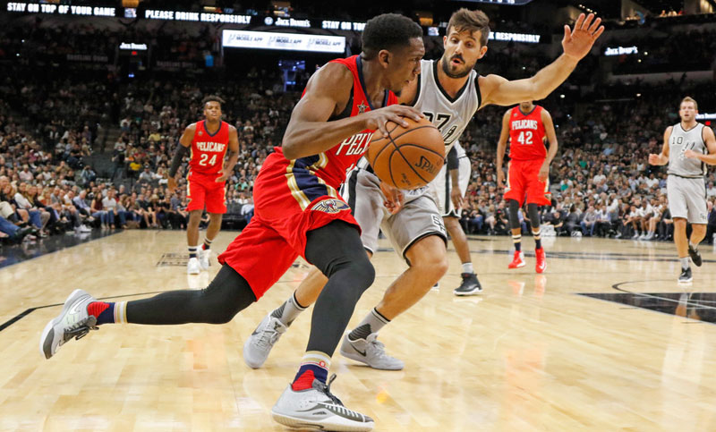 Nicolás Laprovíttola marcó sus primeros tantos en la NBA
