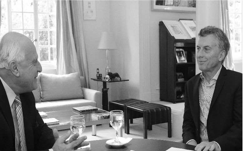 Mauricio Macri recibió a Miguel Lifschitz en Olivos