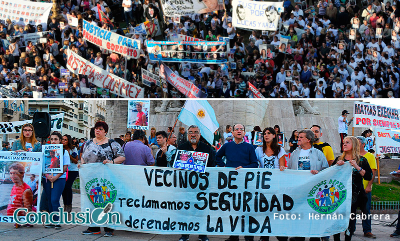 #ParaQueNoTePase: la marcha se hizo escuchar en el Congreso y en Rosario