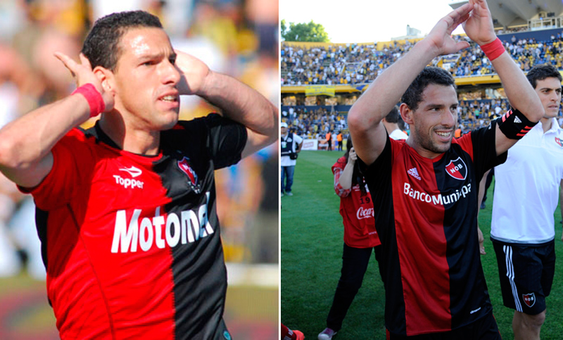 Maxi Rodríguez volvió a inflar las redes del Gigante