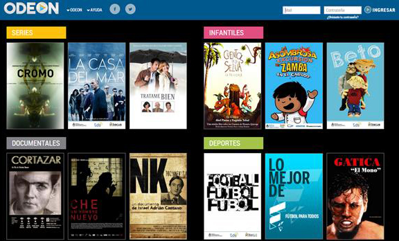 Odeón, el Netflix argentino, tiene su aplicación para Android