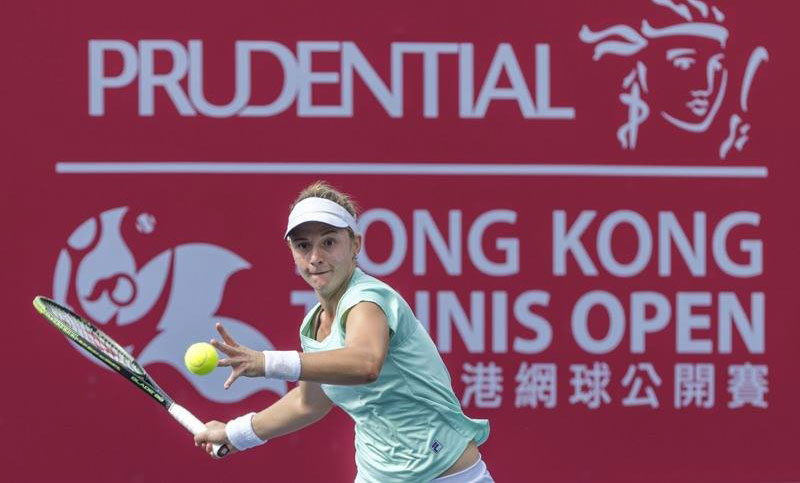 La rosarina Nadia Podoroska quedó eliminada en Hong Kong