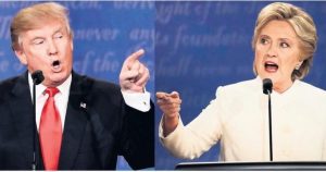 trum-hillary