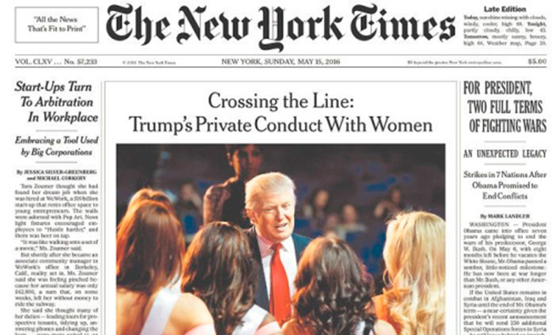 La guerra de Trump con la prensa y el peso mediático en el voto en EEUU