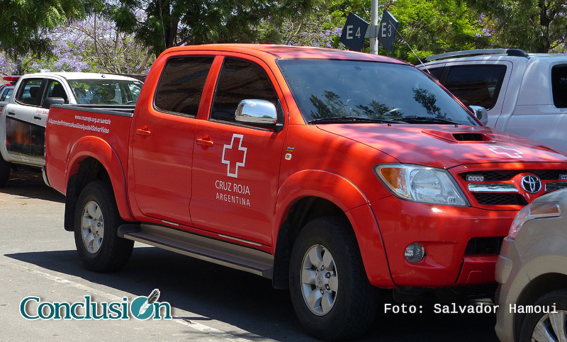 Se realizó un simulacro de accidentes de tránsito en el Parque Scalabrini Ortíz