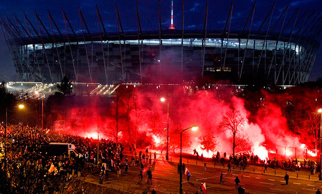 Decenas de miles de nacionalistas marcharon por Polonia en el Día de su de Independencia