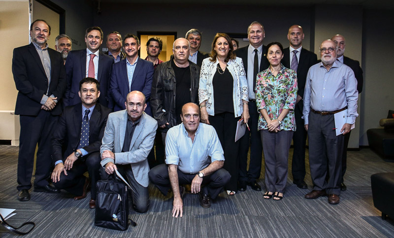 Fein se reunió con representantes de municipios de la Red de Mercociudades
