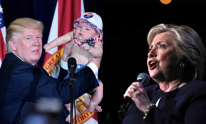 Clinton y Trump reforzaron sus campañas en Estados decisivos
