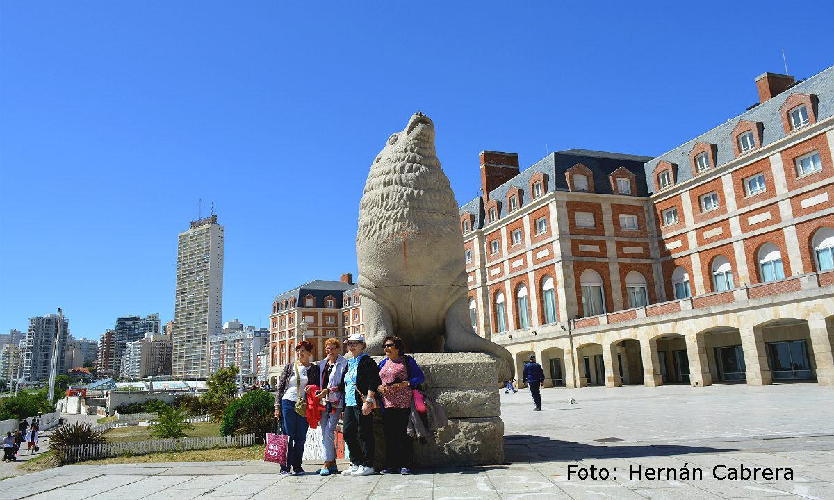 Postal típica de Mar del Plata