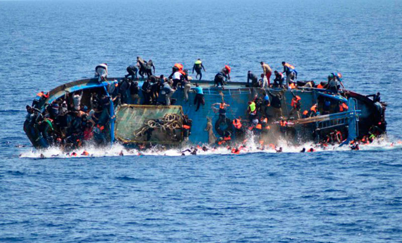 Siguen los naufragios en el Mediterráneo, 18 muertos y 340 desaparecidos esta semana