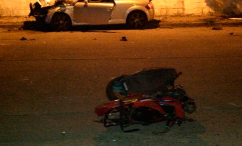 Mecánico que atropelló y mató a motociclista esperará el juicio en prisión