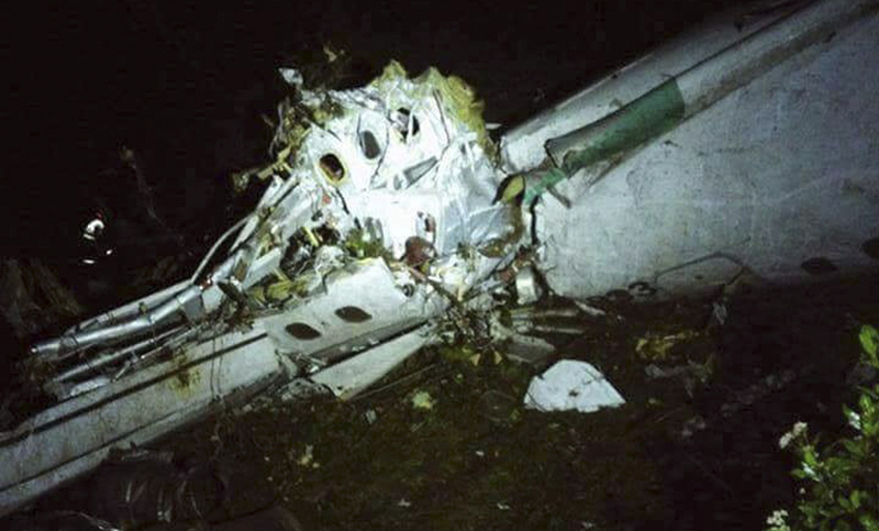 Se estrelló en Colombia el avión que transportaba al equipo Chapecoense