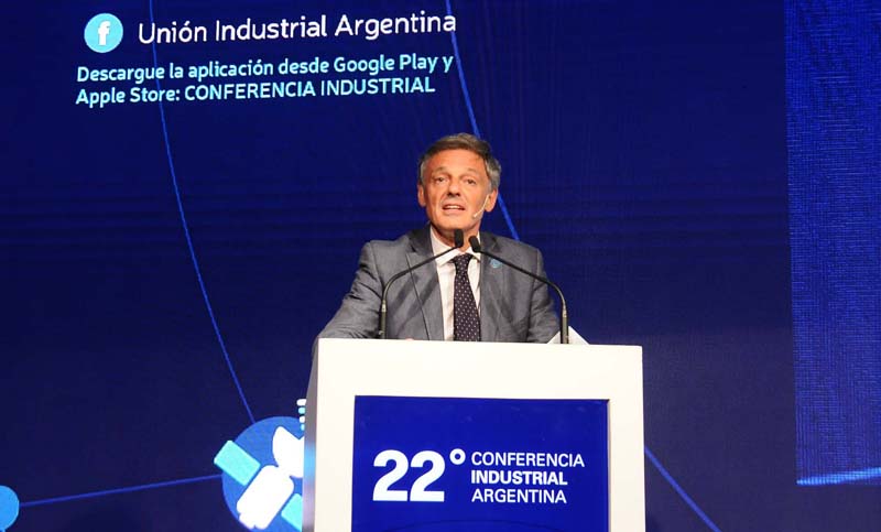 Cabrera entusiasmó a industriales: anunció puesta en marcha de “Ahora 18”