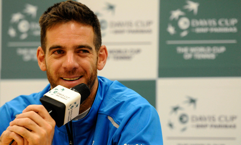 Del Potro: «No somos favoritos, pero nos aferramos a nuestra fe»