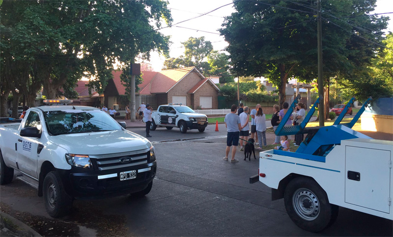Por la rotura de un caño de gas, vecinos de barrio Sarmiento fueron evacuados